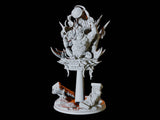 Bullywug King Miniature for Dungeons and Dragons, Pathfinder or other TTRPGs