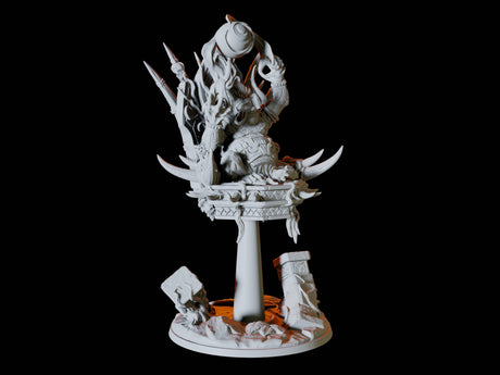 Bullywug King Miniature for Dungeons and Dragons, Pathfinder or other TTRPGs