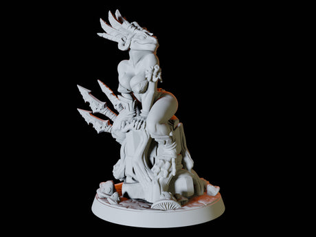 Bullywug Pin-up Miniature for Dungeons and Dragons, Pathfinder or other TTRPGs