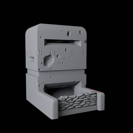 Bunker Dice Tower Miniature for Dungeons and Dragons, Pathfinder or other TTRPGs