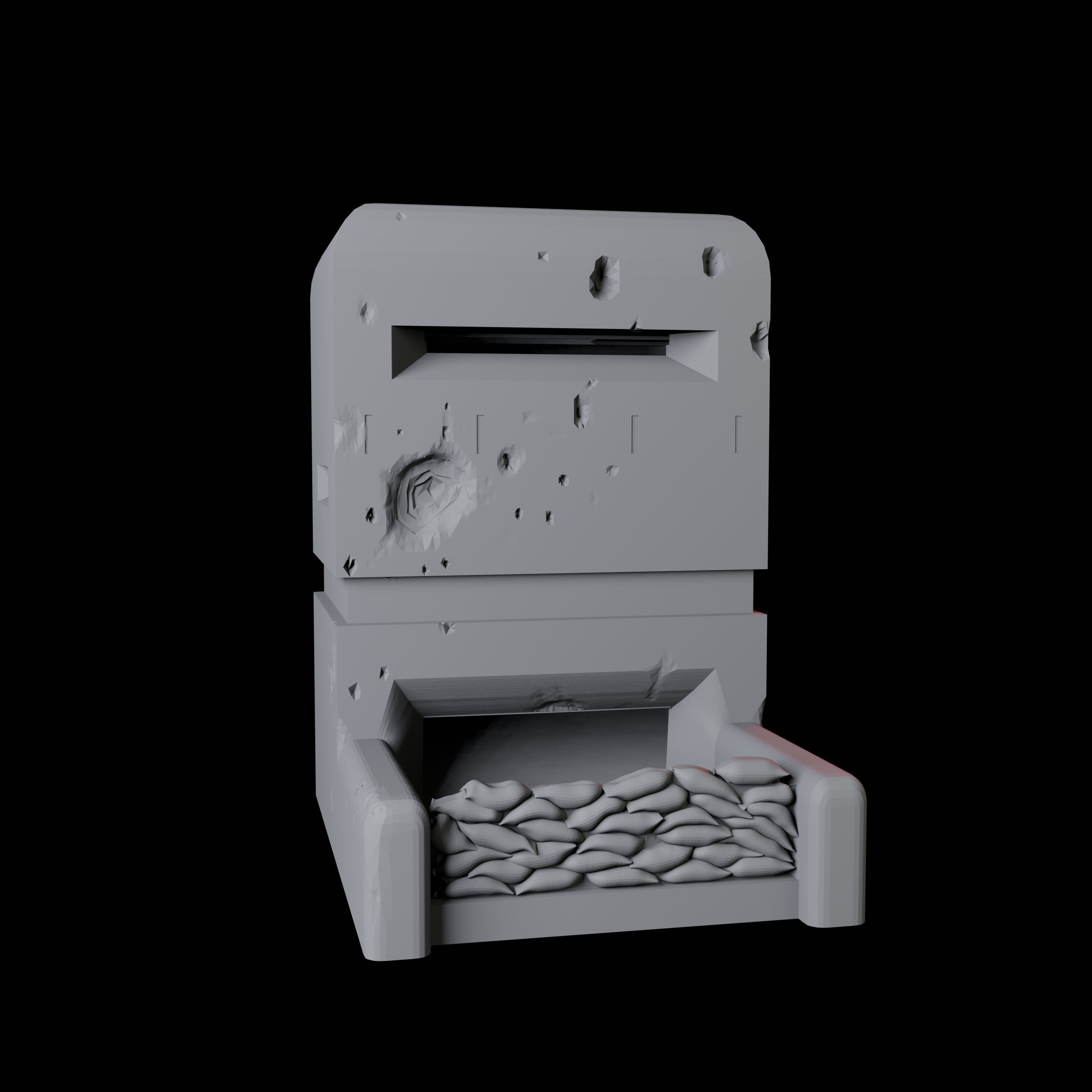 Bunker Dice Tower Miniature for Dungeons and Dragons