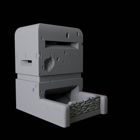 Bunker Dice Tower Miniature for Dungeons and Dragons, Pathfinder or other TTRPGs