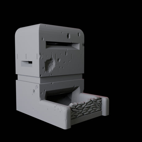 Bunker Dice Tower Miniature for Dungeons and Dragons, Pathfinder or other TTRPGs