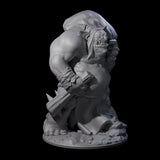 Burglering Orc Warrior Miniature for Dungeons and Dragons, Pathfinder or other TTRPGs
