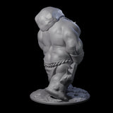Burglering Orc Warrior Miniature for Dungeons and Dragons, Pathfinder or other TTRPGs