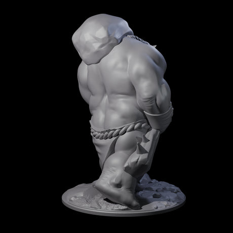 Burglering Orc Warrior Miniature for Dungeons and Dragons, Pathfinder or other TTRPGs