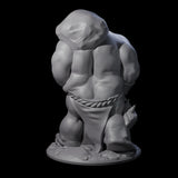 Burglering Orc Warrior Miniature for Dungeons and Dragons, Pathfinder or other TTRPGs