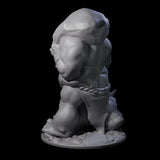 Burglering Orc Warrior Miniature for Dungeons and Dragons, Pathfinder or other TTRPGs