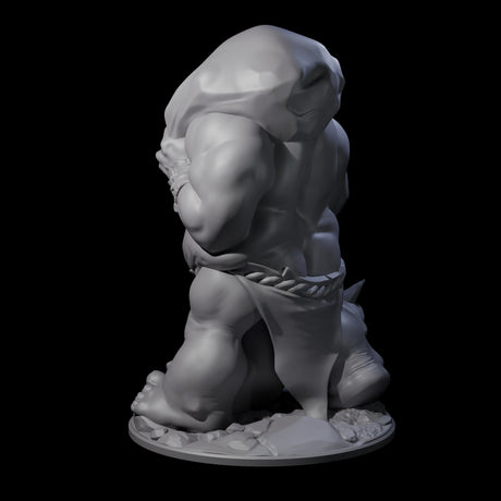 Burglering Orc Warrior Miniature for Dungeons and Dragons, Pathfinder or other TTRPGs