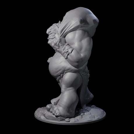 Burglering Orc Warrior Miniature for Dungeons and Dragons, Pathfinder or other TTRPGs