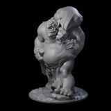 Burglering Orc Warrior Miniature for Dungeons and Dragons, Pathfinder or other TTRPGs