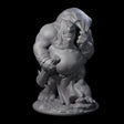Burglering Orc Warrior Miniature for Dungeons and Dragons, Pathfinder or other TTRPGs