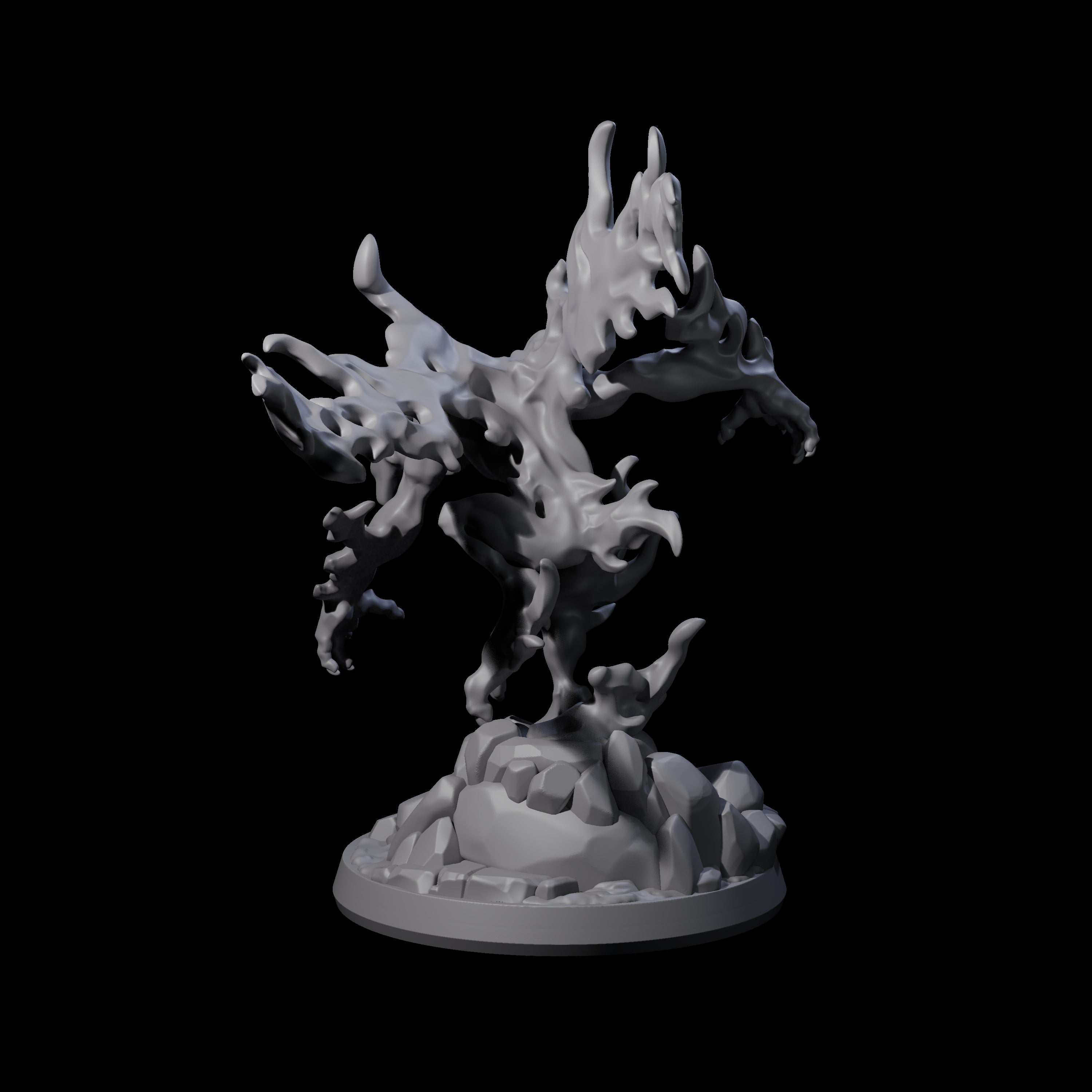 Burning Magma Mephit Miniature for Dungeons and Dragons, Pathfinder or other TTRPGs