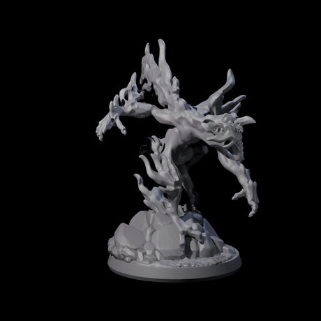 Burning Magma Mephit Miniature for Dungeons and Dragons, Pathfinder or other TTRPGs