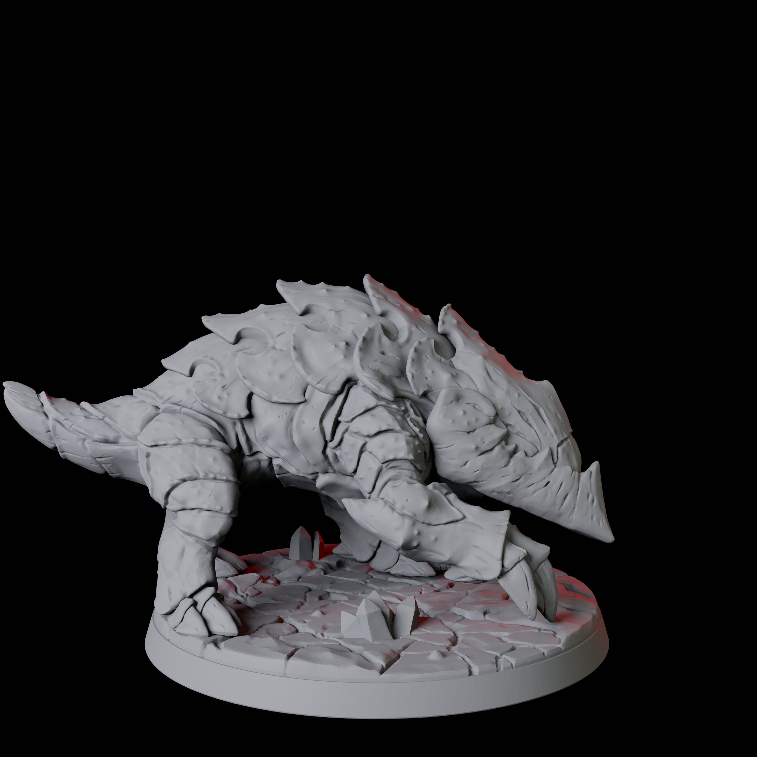 Burrowing Bulette A Miniature for Dungeons and Dragons, Pathfinder or other TTRPGs