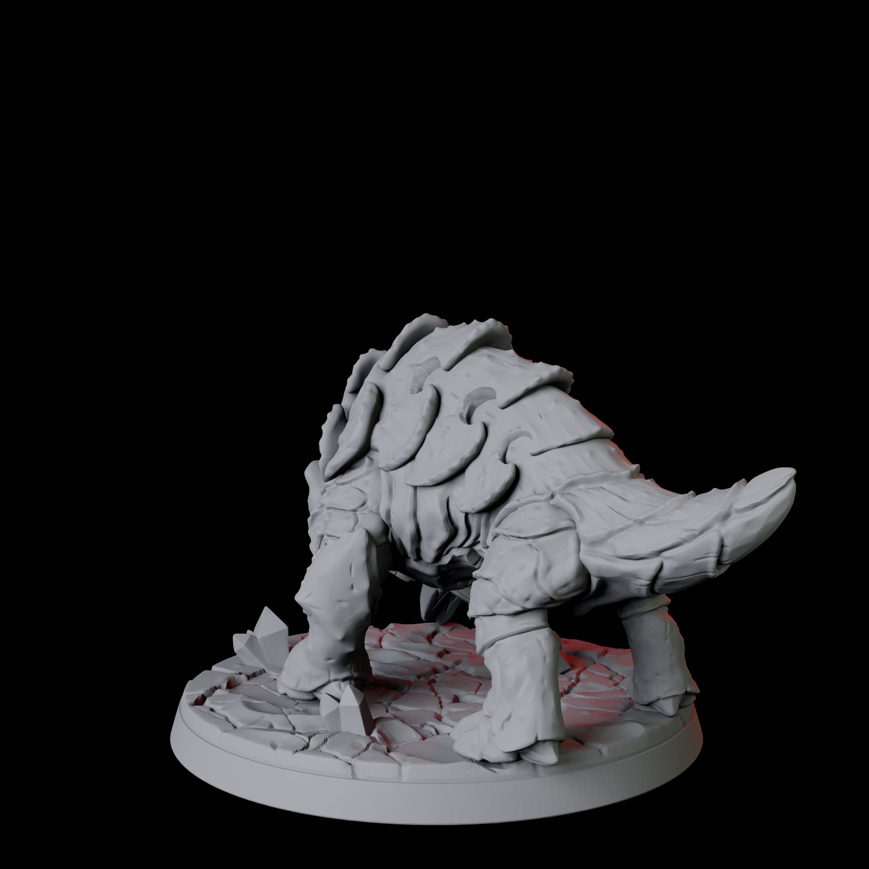 Burrowing Bulette A Miniature for Dungeons and Dragons, Pathfinder or other TTRPGs