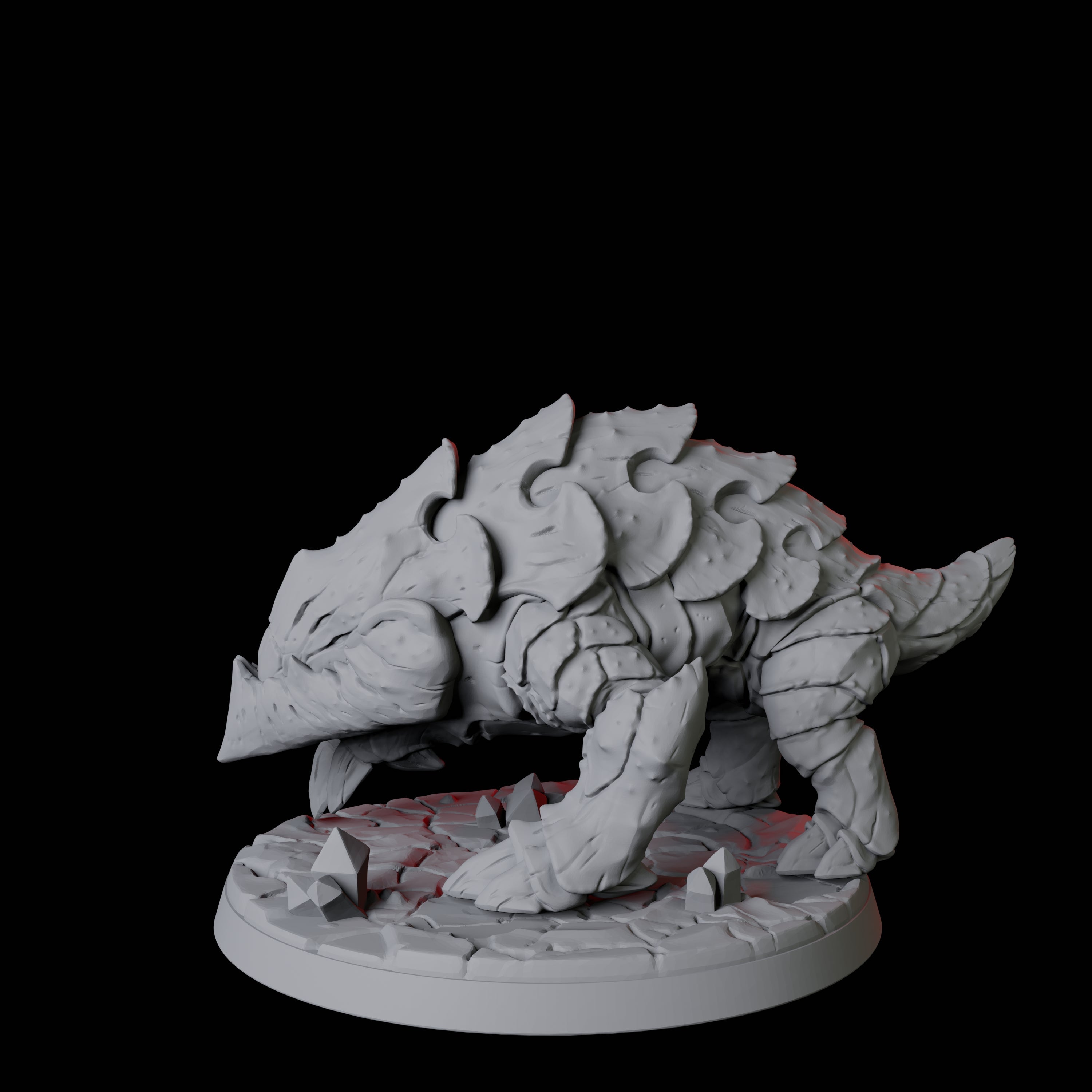 Burrowing Bulette A Miniature for Dungeons and Dragons, Pathfinder or other TTRPGs