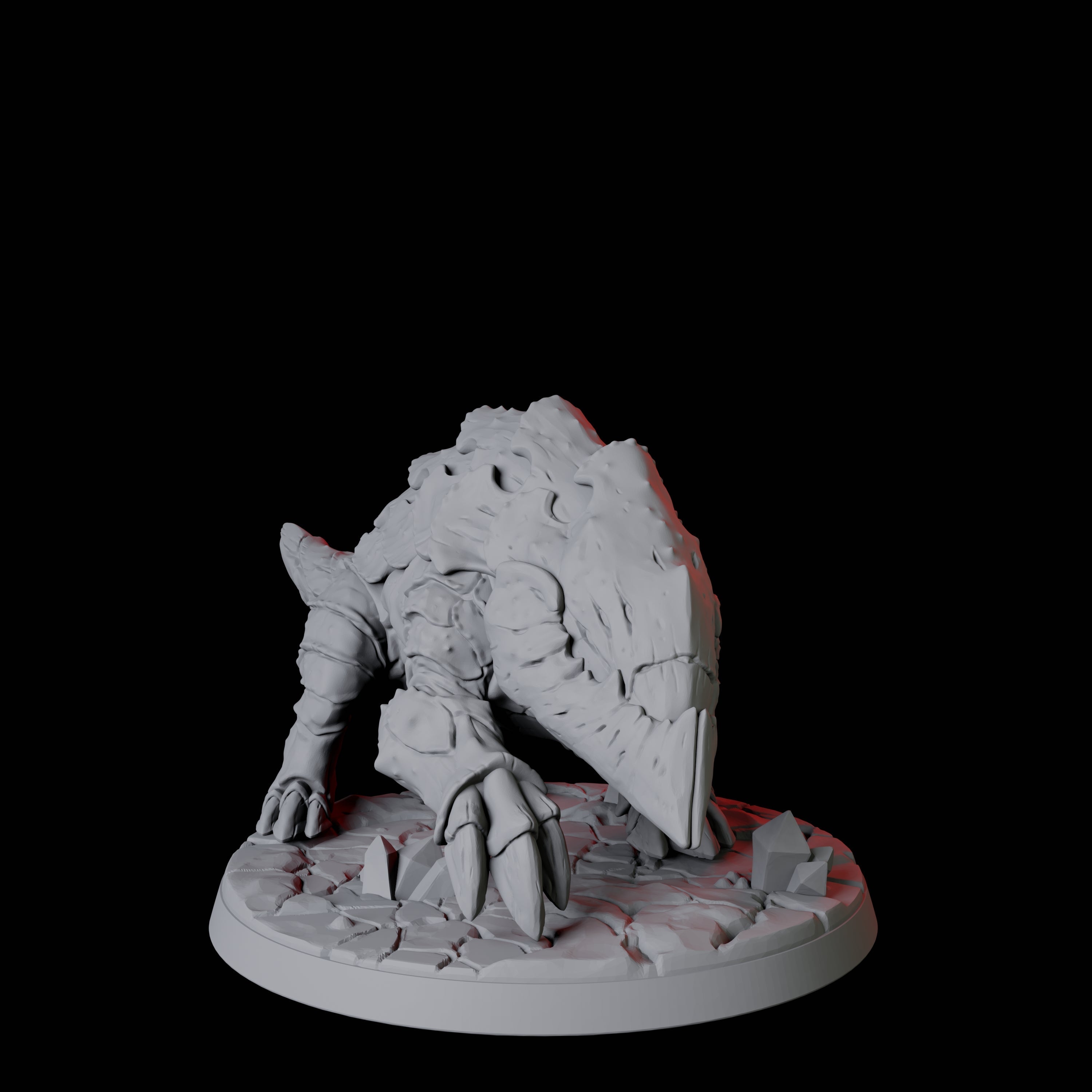 Burrowing Bulette A Miniature for Dungeons and Dragons, Pathfinder or other TTRPGs