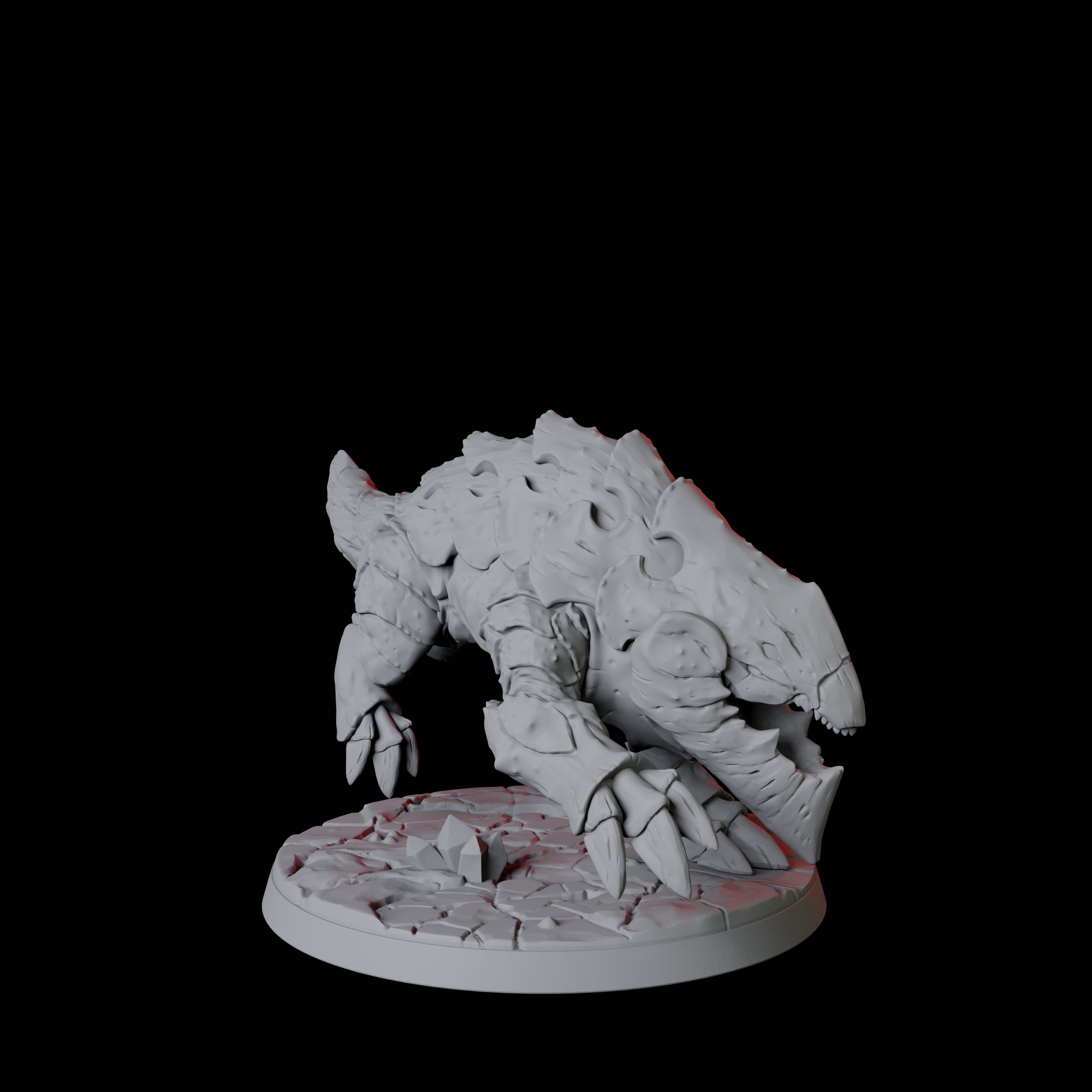 Burrowing Bulette B Miniature for Dungeons and Dragons, Pathfinder or other TTRPGs