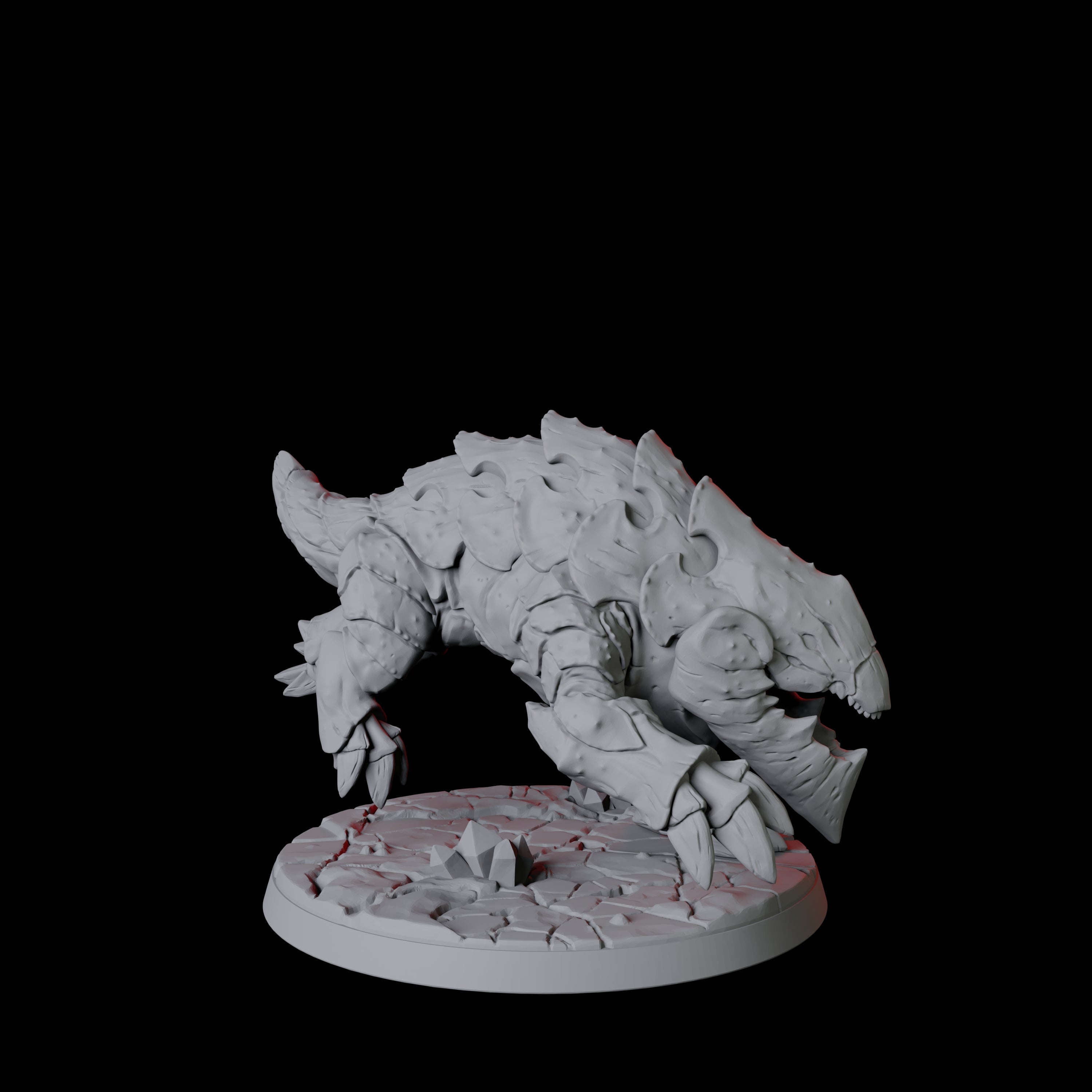 Burrowing Bulette B Miniature for Dungeons and Dragons, Pathfinder or other TTRPGs