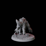 Burrowing Bulette B Miniature for Dungeons and Dragons, Pathfinder or other TTRPGs