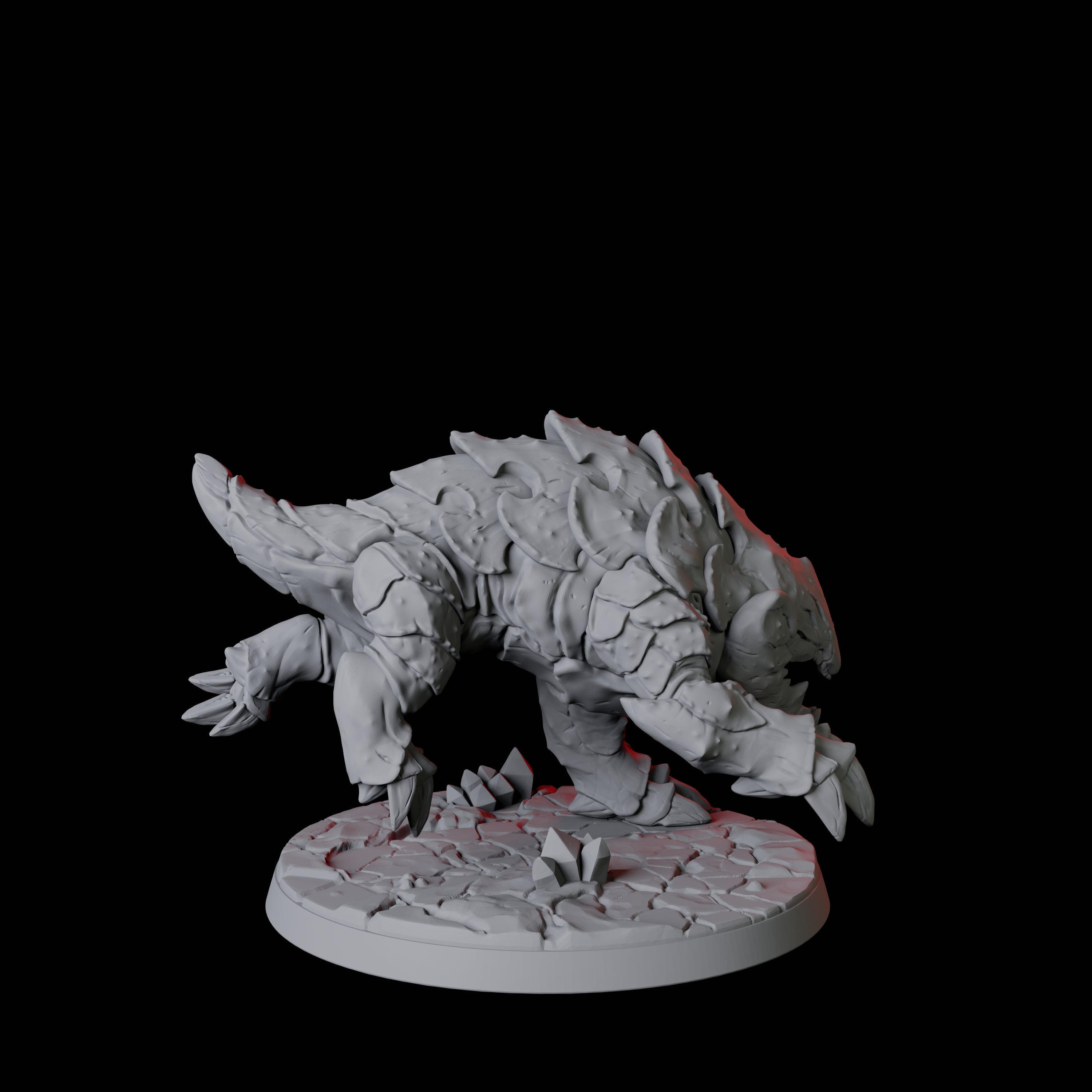 Burrowing Bulette B Miniature for Dungeons and Dragons, Pathfinder or other TTRPGs