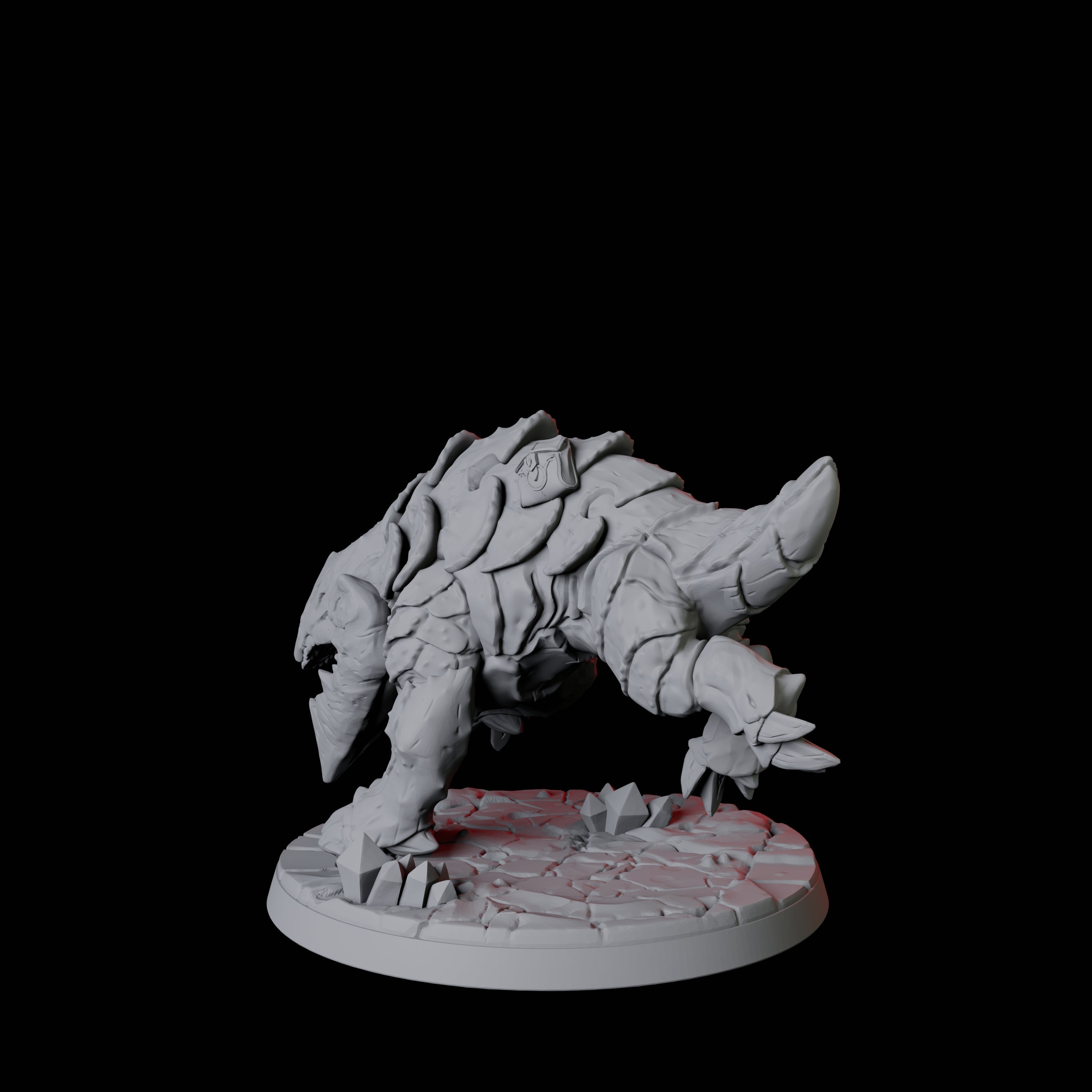 Burrowing Bulette B Miniature for Dungeons and Dragons, Pathfinder or other TTRPGs