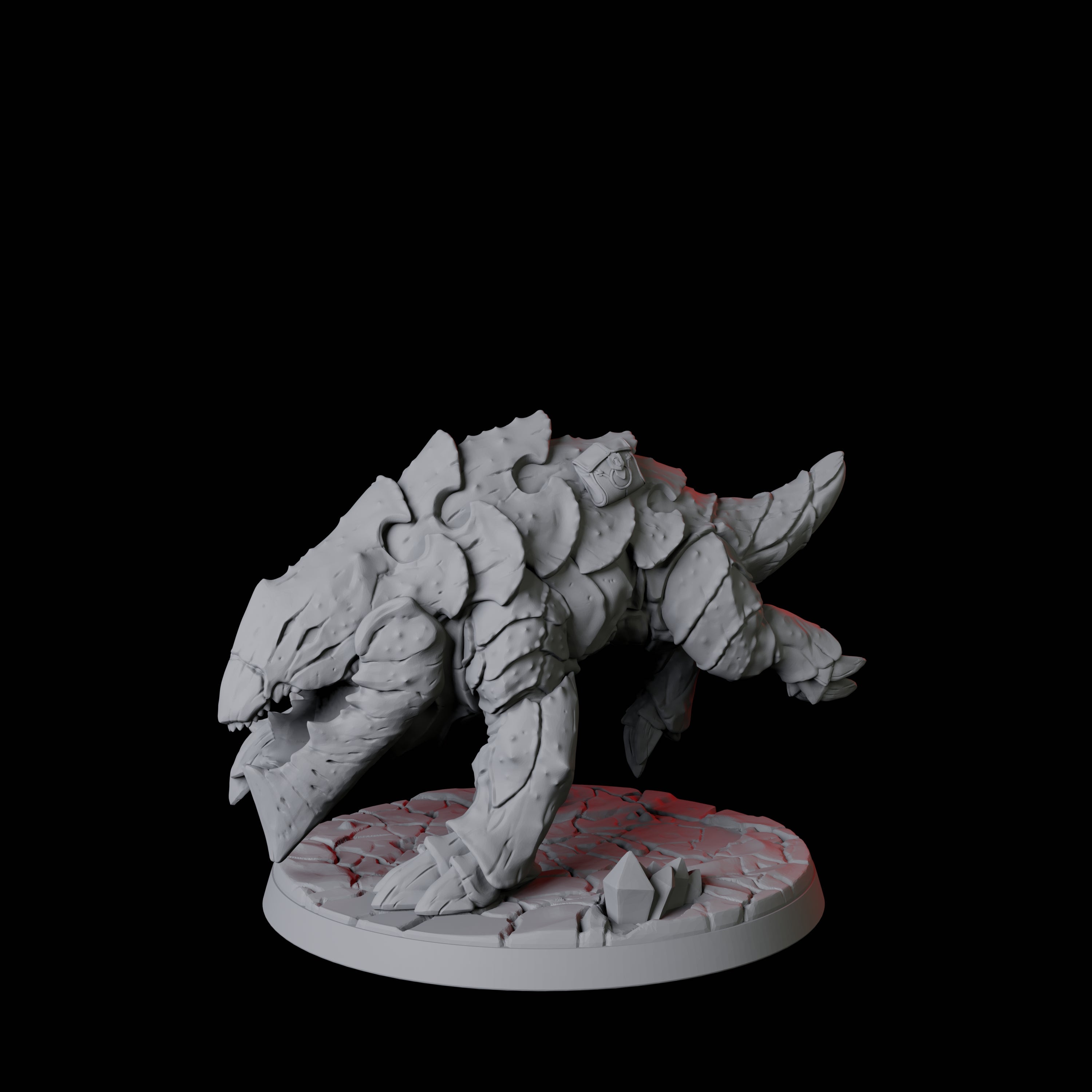 Burrowing Bulette B Miniature for Dungeons and Dragons, Pathfinder or other TTRPGs