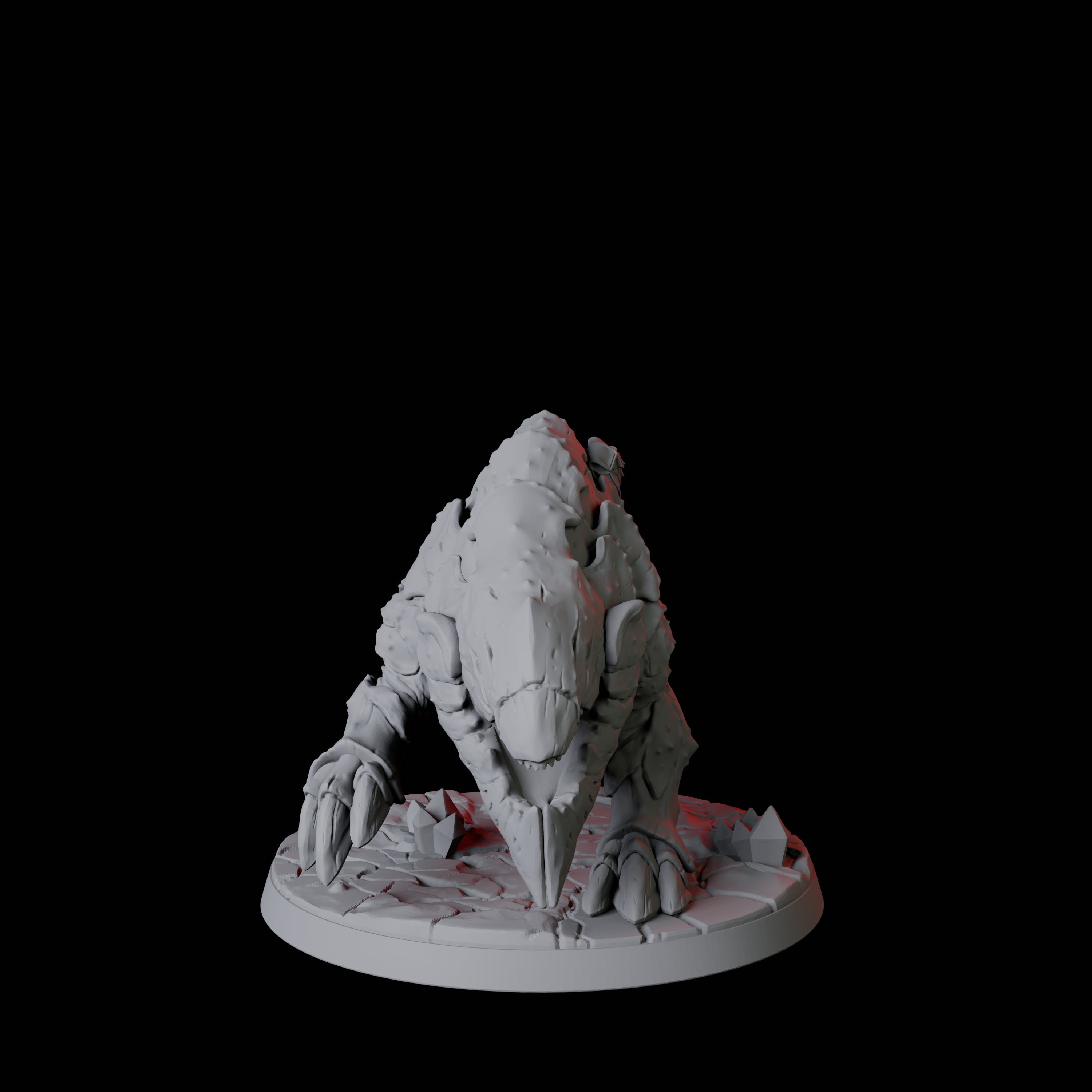 Burrowing Bulette B Miniature for Dungeons and Dragons, Pathfinder or other TTRPGs