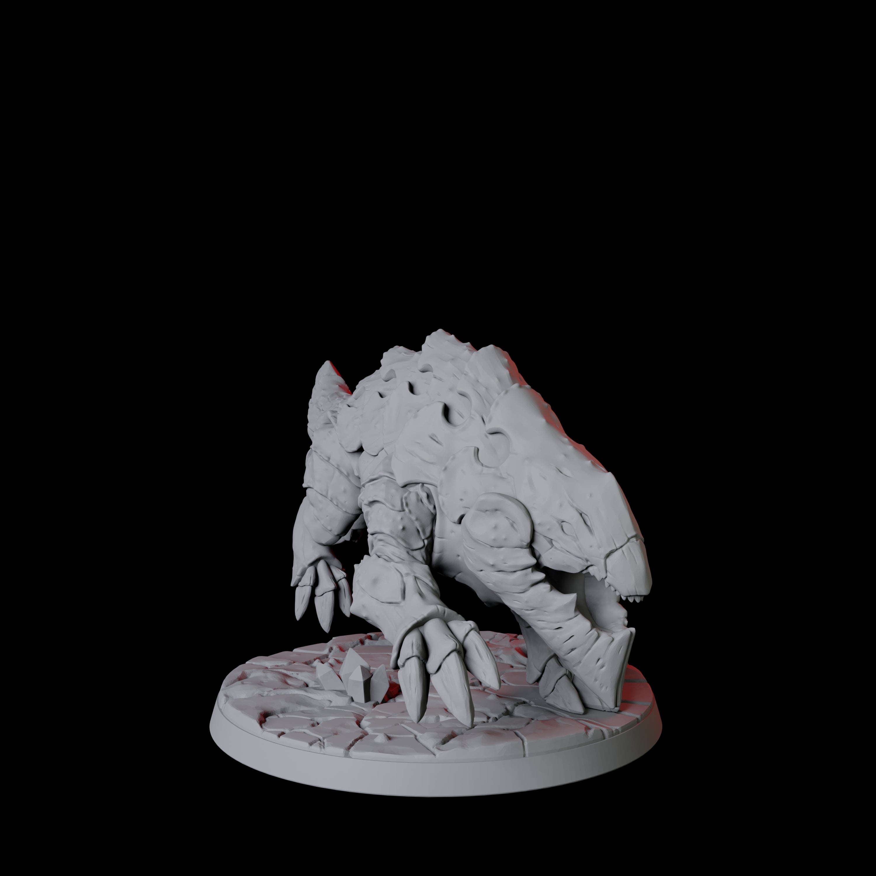 Burrowing Bulette B Miniature for Dungeons and Dragons, Pathfinder or other TTRPGs