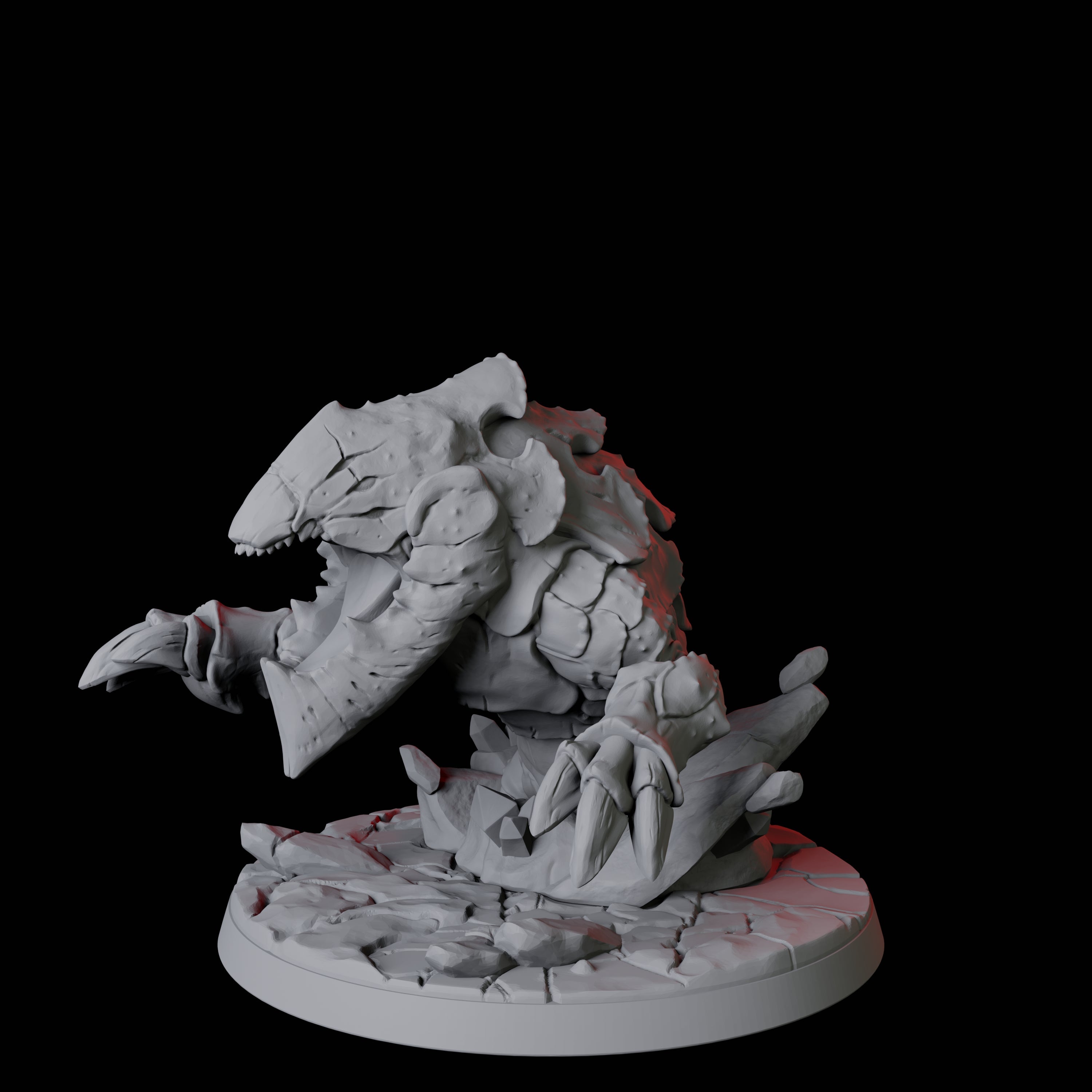 Burrowing Bulette C Miniature for Dungeons and Dragons, Pathfinder or other TTRPGs