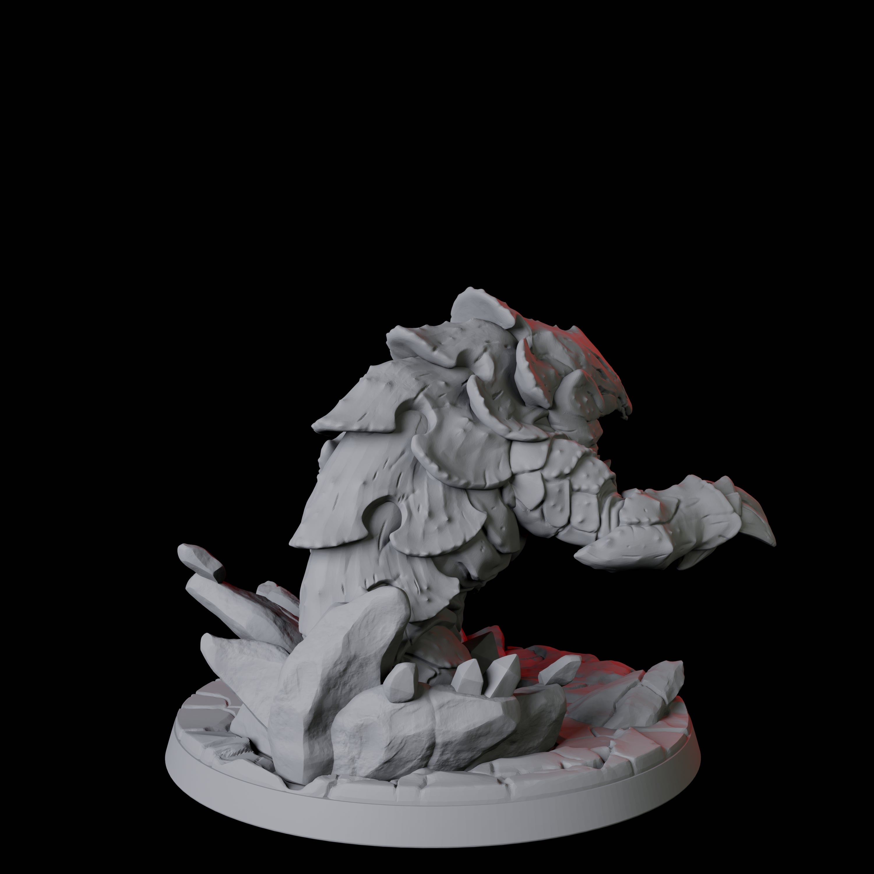 Burrowing Bulette C Miniature for Dungeons and Dragons, Pathfinder or other TTRPGs