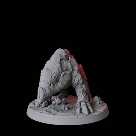 Burrowing Bulette D Miniature for Dungeons and Dragons, Pathfinder or other TTRPGs