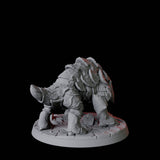 Burrowing Bulette D Miniature for Dungeons and Dragons, Pathfinder or other TTRPGs