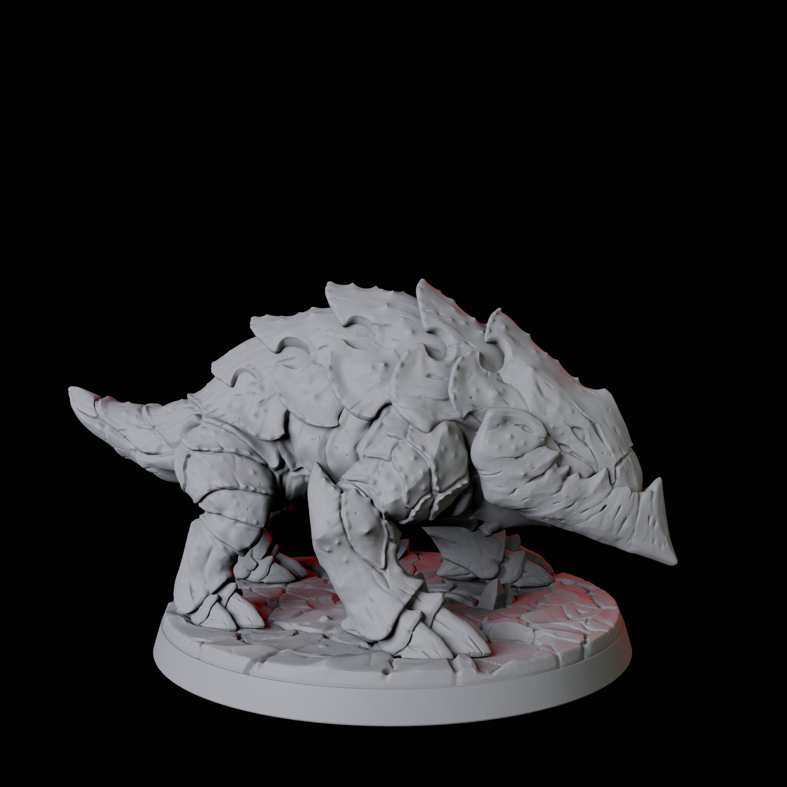 Burrowing Bulette D Miniature for Dungeons and Dragons, Pathfinder or other TTRPGs