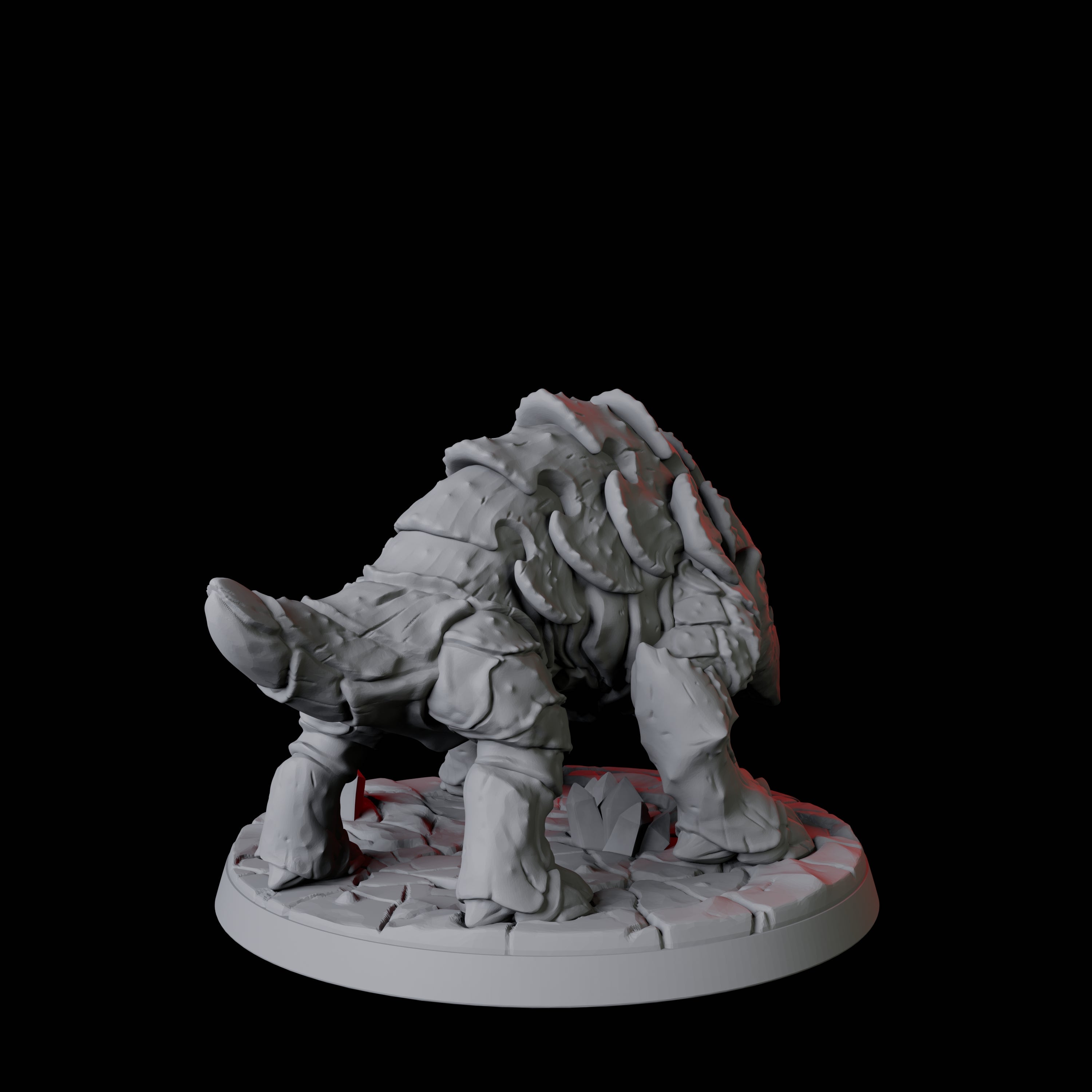 Burrowing Bulette D Miniature for Dungeons and Dragons, Pathfinder or other TTRPGs