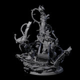 Bursting Forth Wrathful Spirit Miniature for Dungeons and Dragons, Pathfinder or other TTRPGs