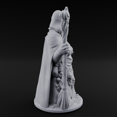 Bursting Out Hag Crone Miniature for Dungeons and Dragons, Pathfinder or other TTRPGs