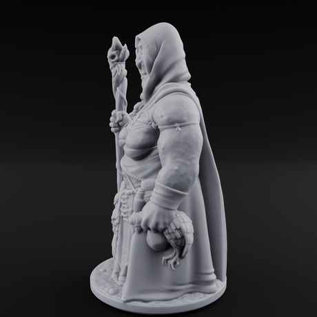 Bursting Out Hag Crone Miniature for Dungeons and Dragons, Pathfinder or other TTRPGs