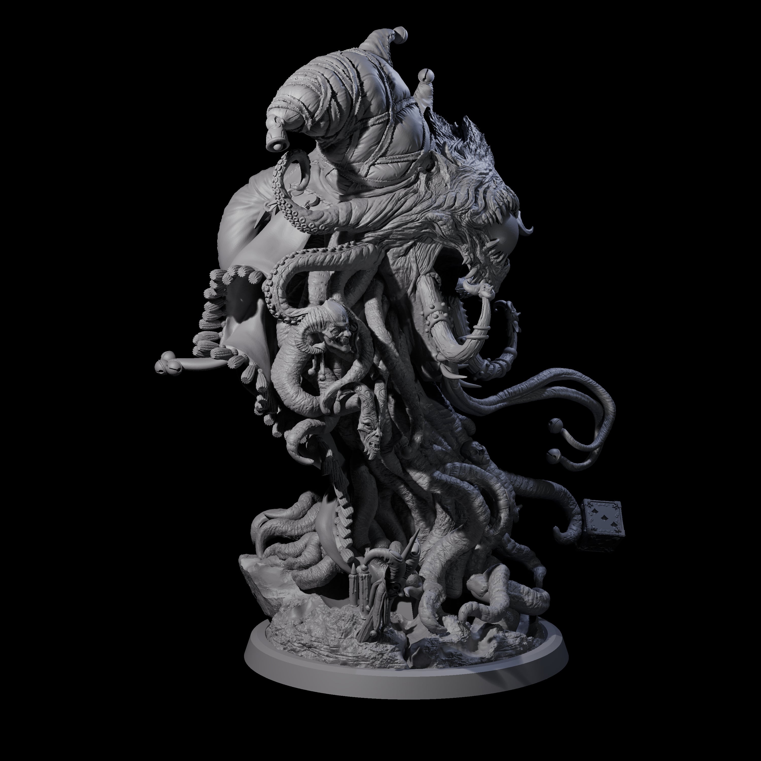 Cackling Circus Grell Miniature for Dungeons and Dragons, Pathfinder or other TTRPGs