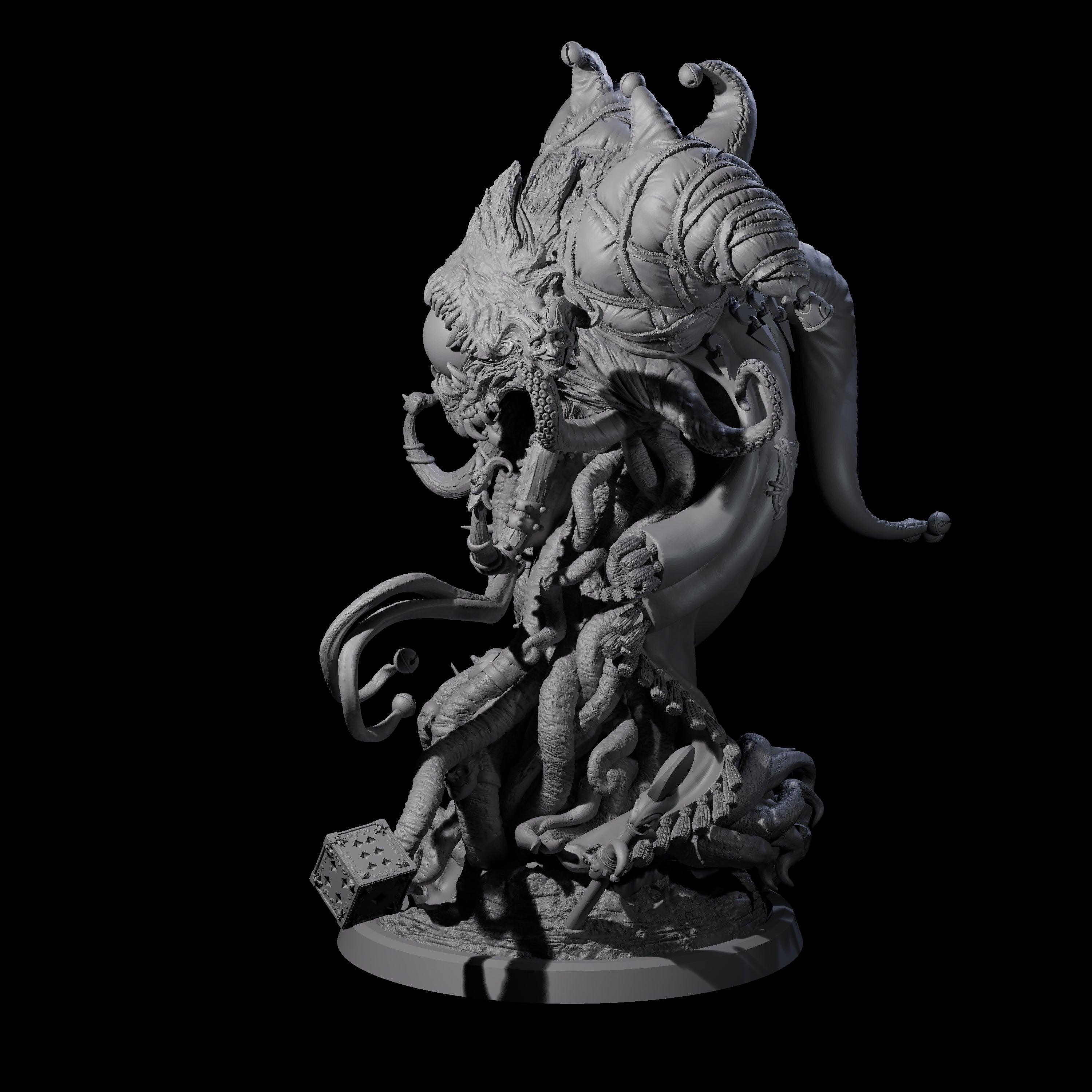 Cackling Circus Grell Miniature for Dungeons and Dragons, Pathfinder or other TTRPGs