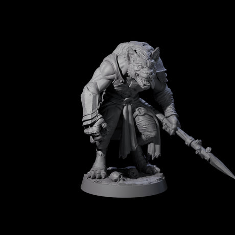 Cackling Gnoll A Miniature for Dungeons and Dragons, Pathfinder or other TTRPGs