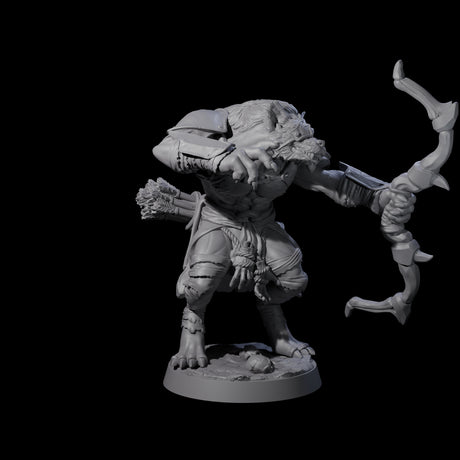 Cackling Gnoll C Miniature for Dungeons and Dragons, Pathfinder or other TTRPGs