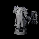 Cackling Gnoll Commander Miniature for Dungeons and Dragons, Pathfinder or other TTRPGs