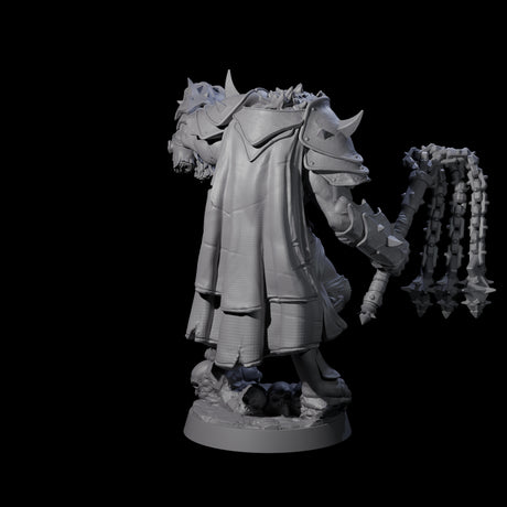 Cackling Gnoll Commander Miniature for Dungeons and Dragons, Pathfinder or other TTRPGs