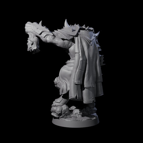 Cackling Gnoll Commander Miniature for Dungeons and Dragons, Pathfinder or other TTRPGs