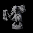 Cackling Gnoll Commander Miniature for Dungeons and Dragons, Pathfinder or other TTRPGs