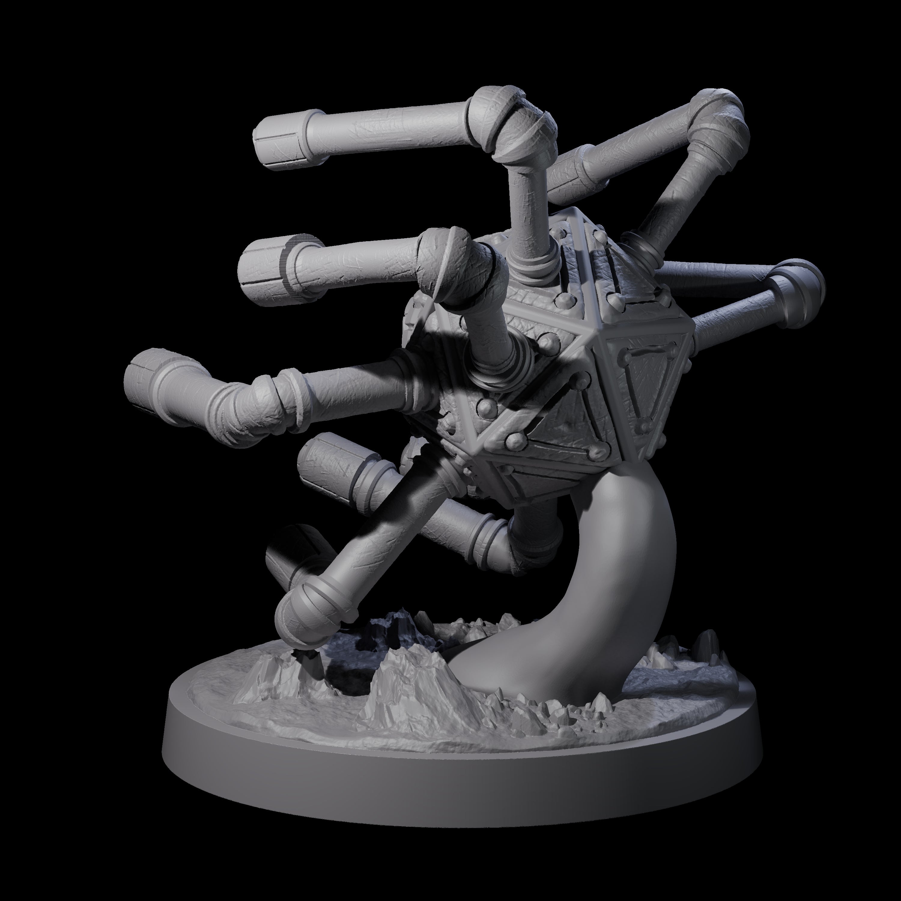 Calculating Beholder Logician Miniature for Dungeons and Dragons, Pathfinder or other TTRPGs