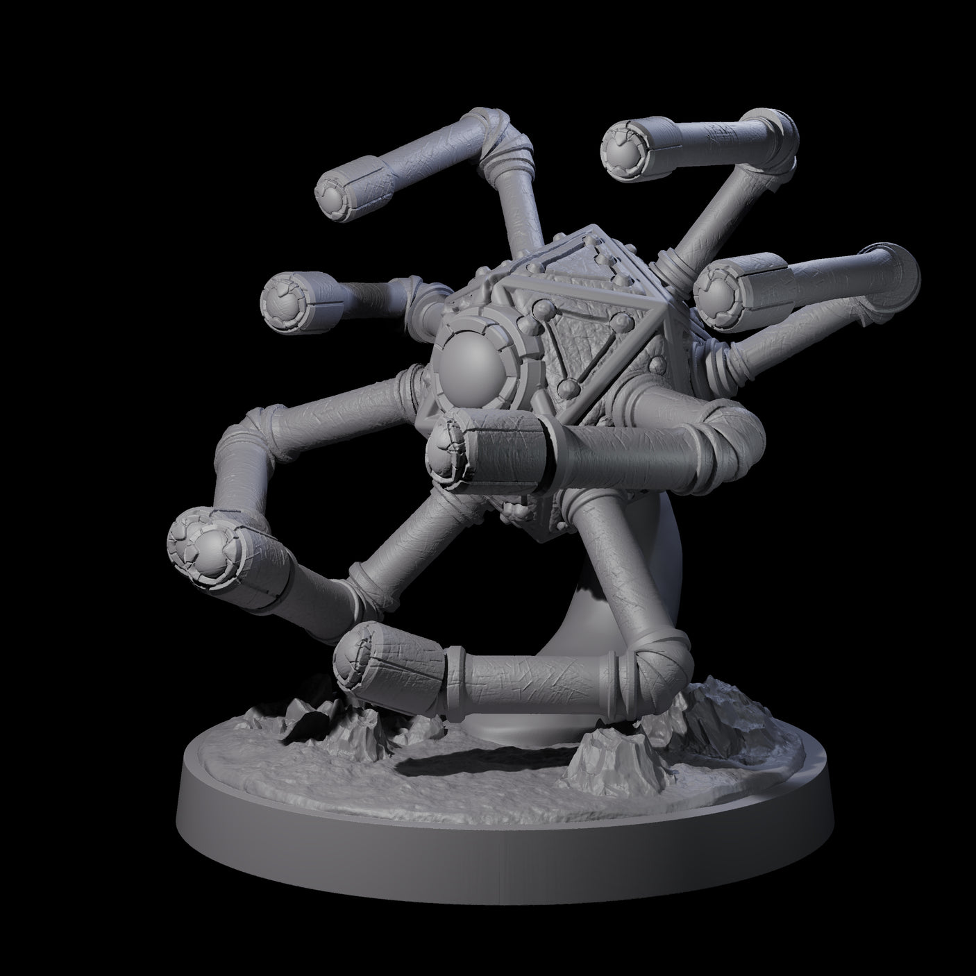 Calculating Beholder Logician Miniature for Dungeons and Dragons, Pathfinder or other TTRPGs