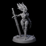 Calm Troll Pin-up Miniature for Dungeons and Dragons, Pathfinder or other TTRPGs